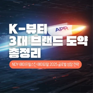 NDY·에이프릴스킨·에이피알 2025 글로벌 성장 전략