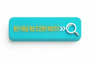 청년 지원금 대상 조건