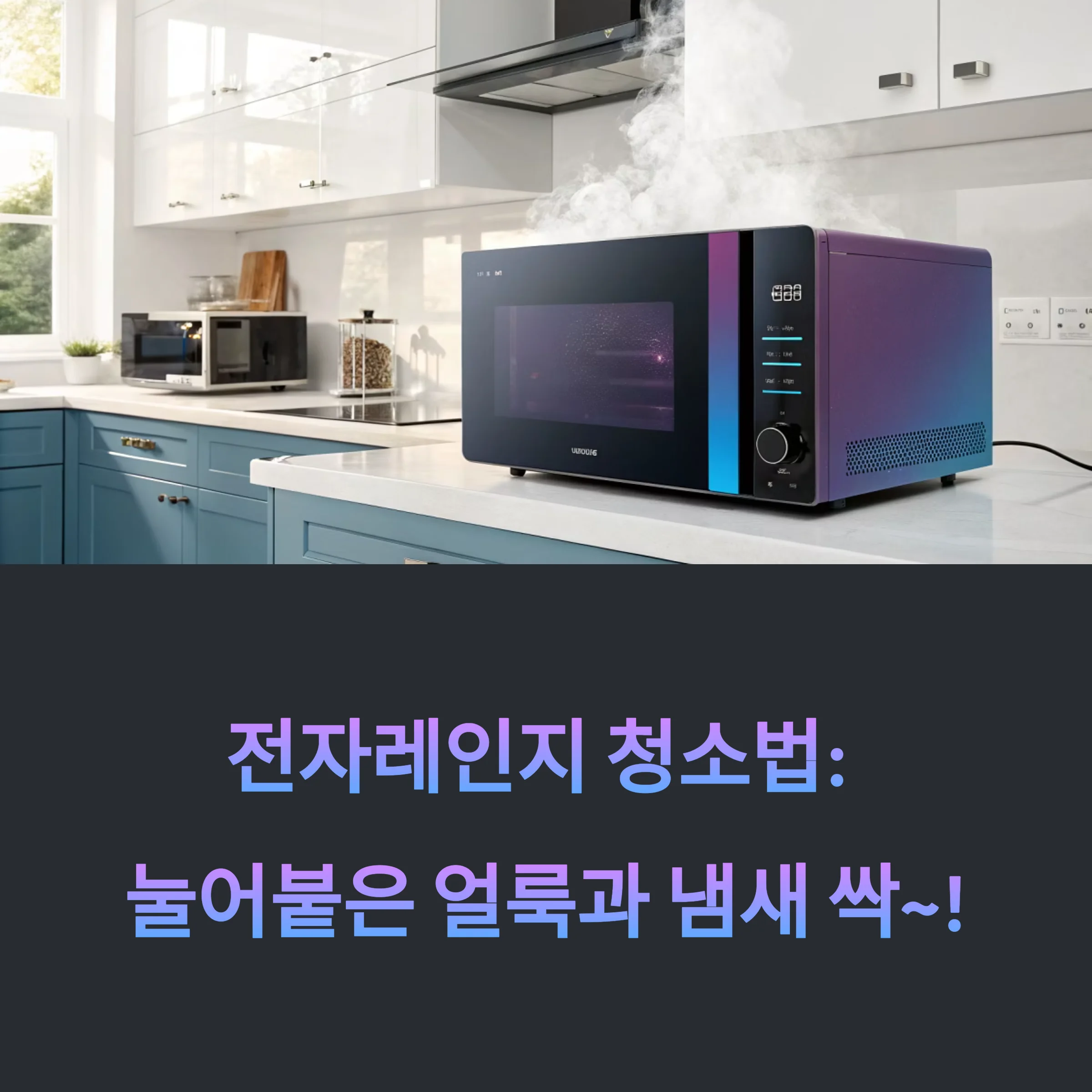 전자레인지 청소법