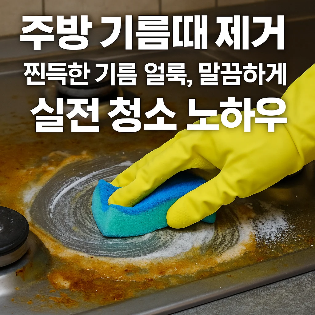 주방 기름때 제거법