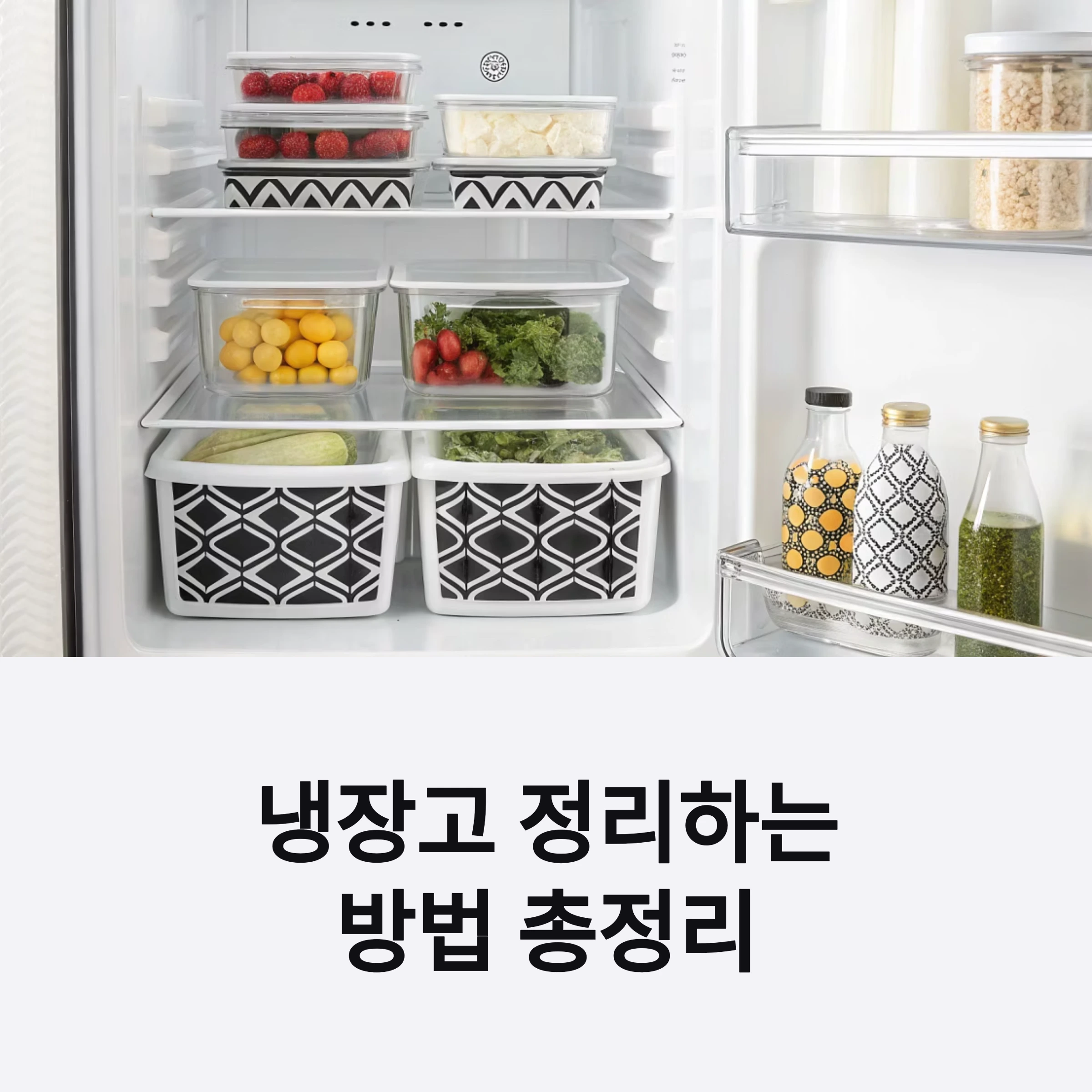 냉장고 정리하는 법