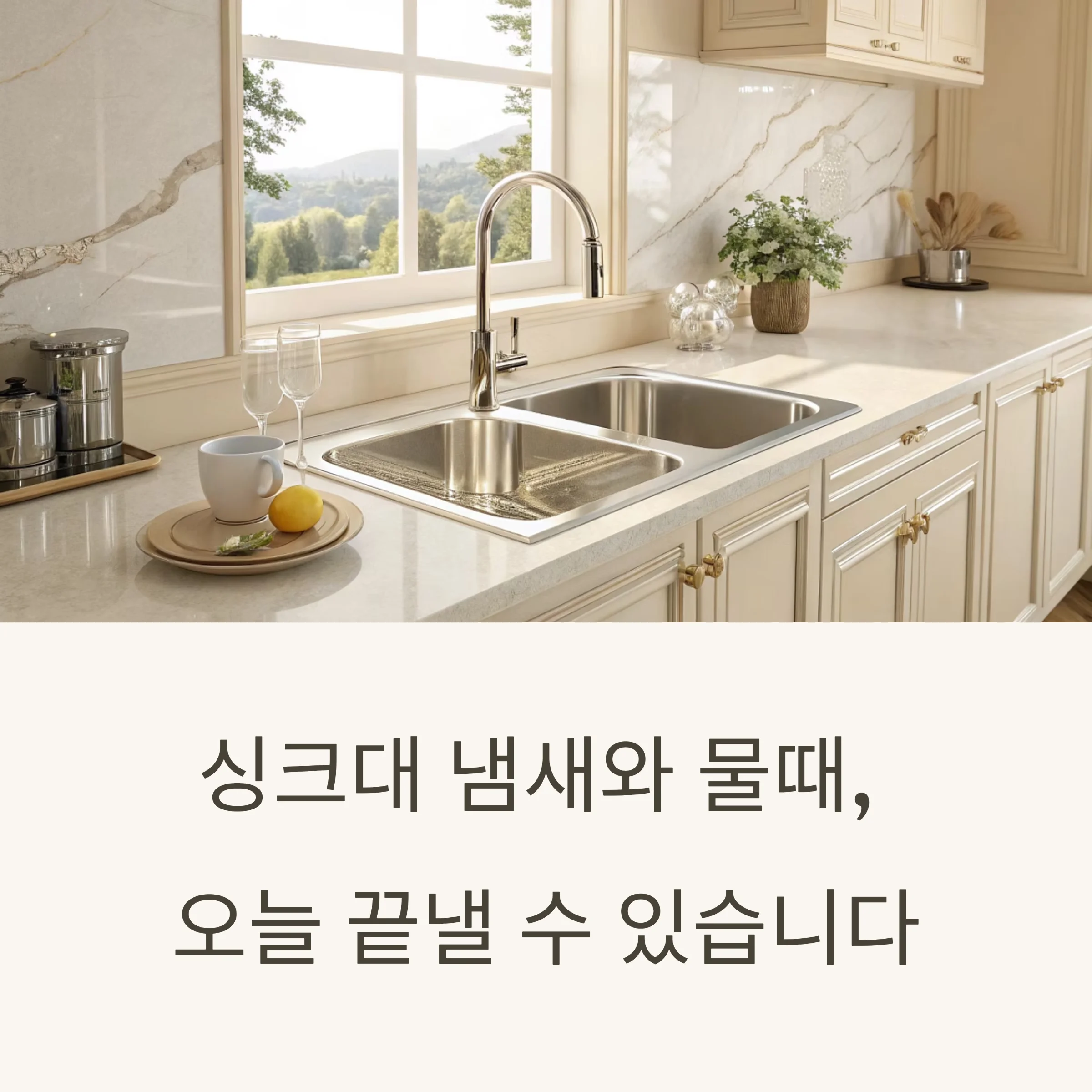 싱크대 청소법